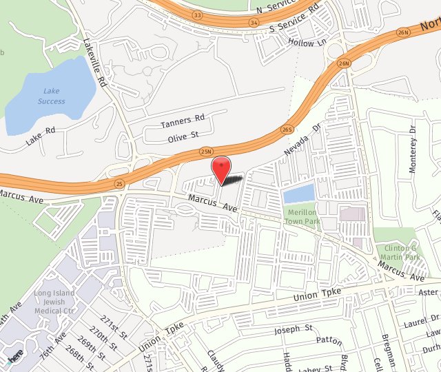 Location Map: 2500 Marcus Avenue Lake Success, NY 11042