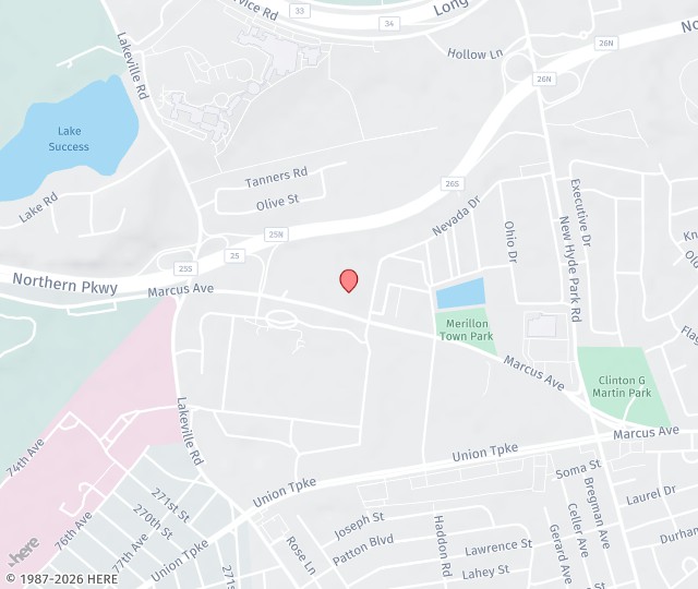 Location Map: 2500 Marcus Avenue, Suite 103 New Hyde Park, New York 11042